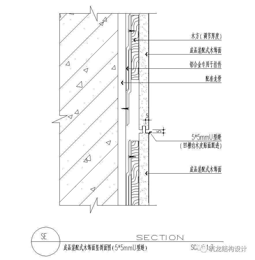 超全45张墙面剖面图节点大样图