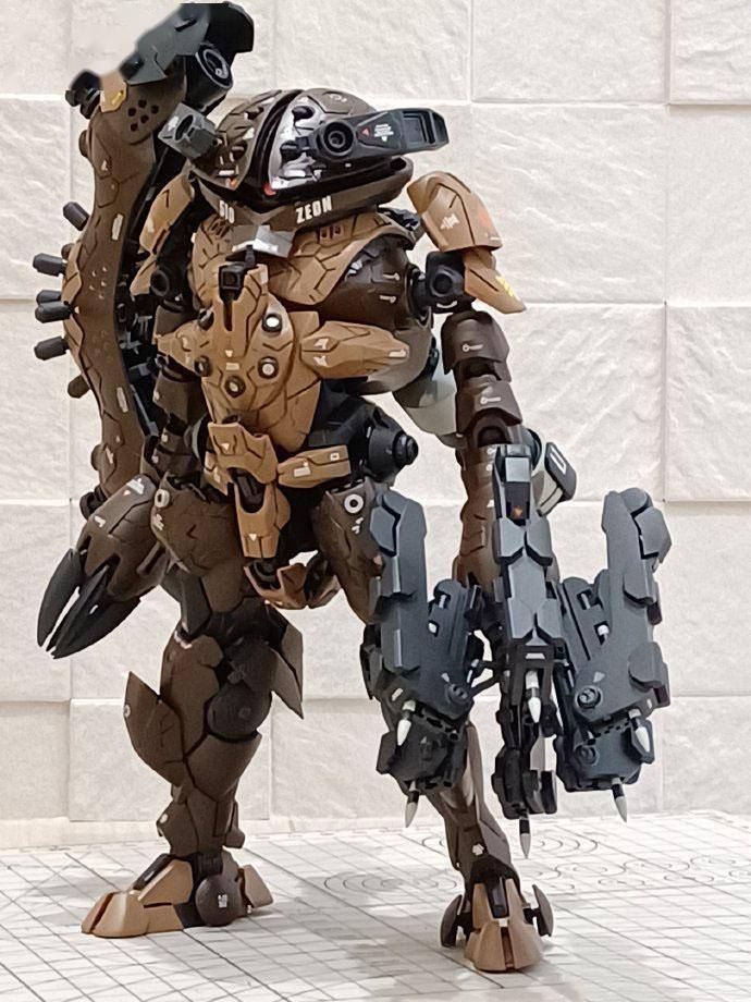 机动战士高达,高机动型龟霸模型改造_进行了_整体_部分