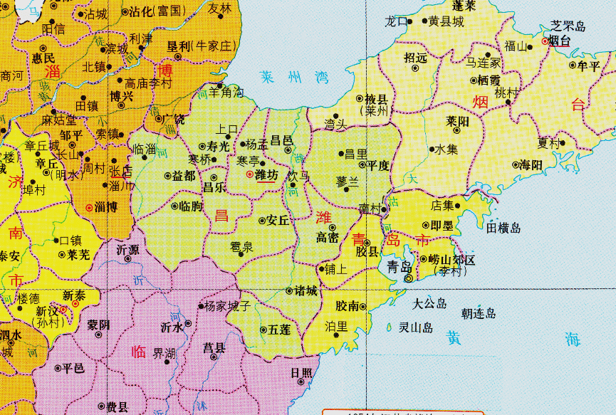 濰坊市的區劃調整,山東省的第三人口大市,為何有12個區縣?