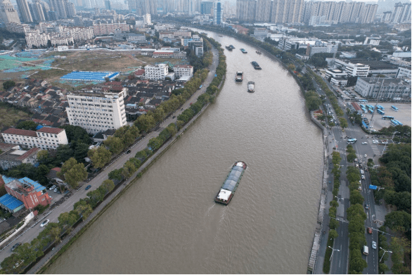 无锡段大运河图片