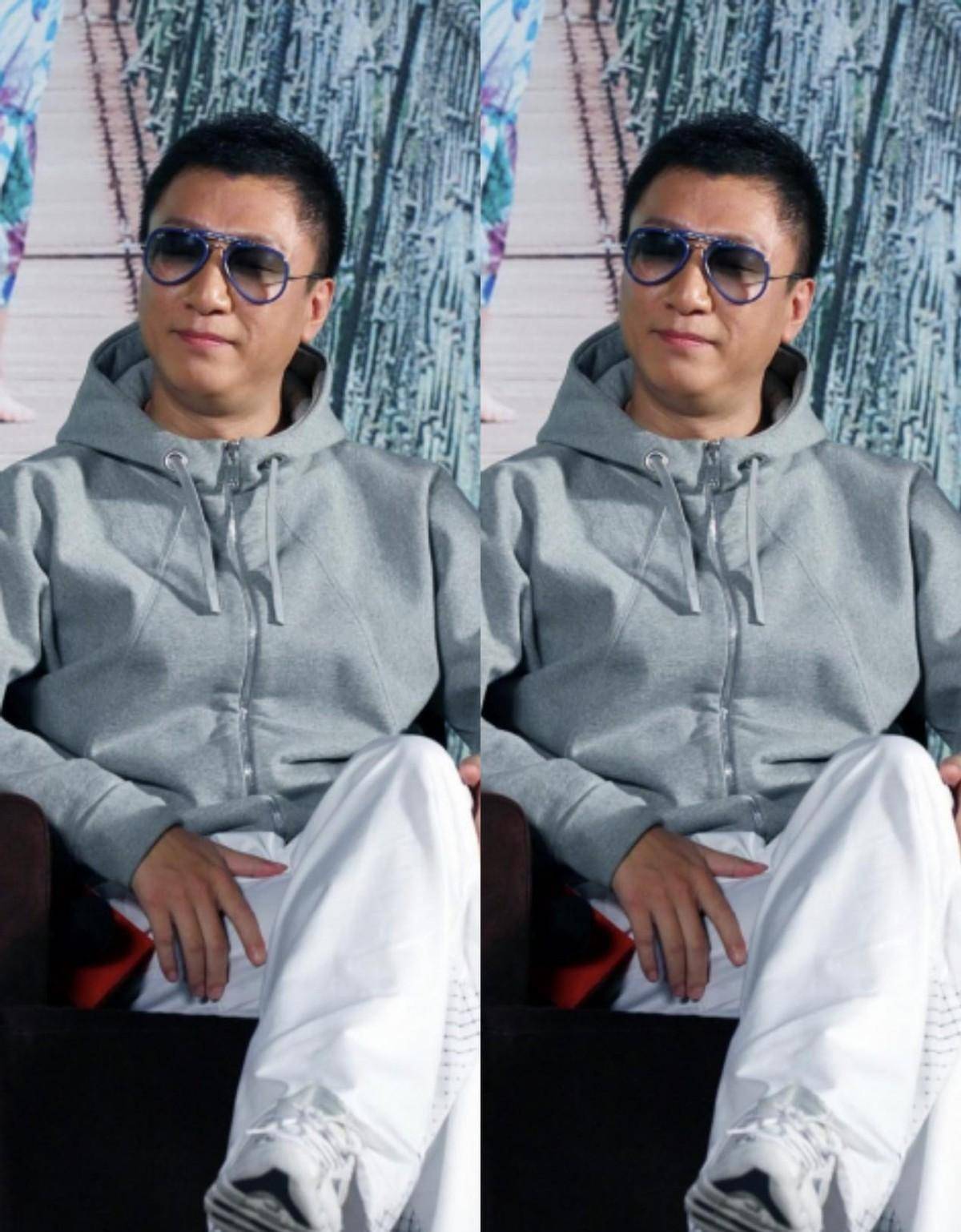 孙红雷戴上墨镜太有"大哥范儿",随便坐着都很霸气,太有型了_镜框_镜片