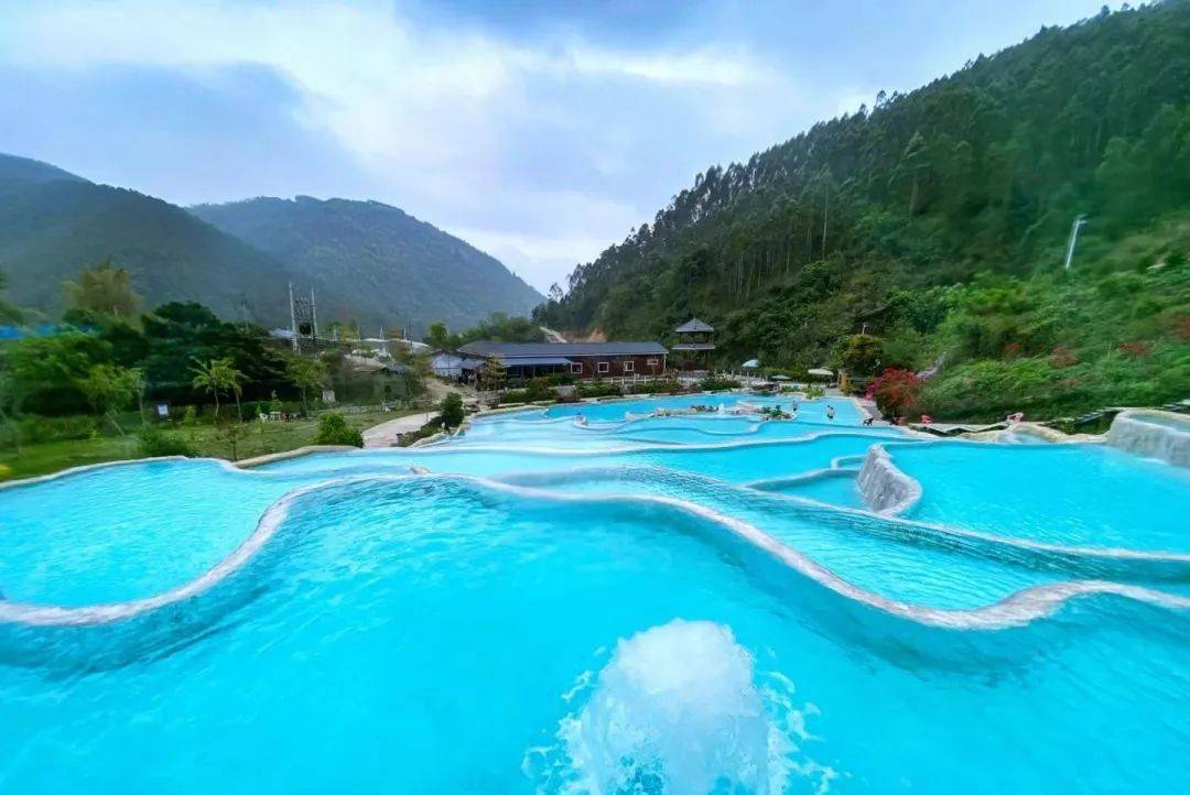 【年度爆款61政府补贴】"棉花堡"布透温泉 白海豚故乡 亚洲第一跨国