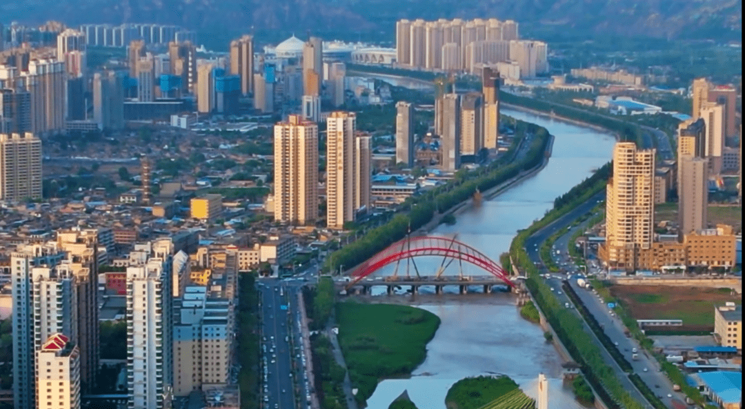 甘肃省临夏市全景图图片