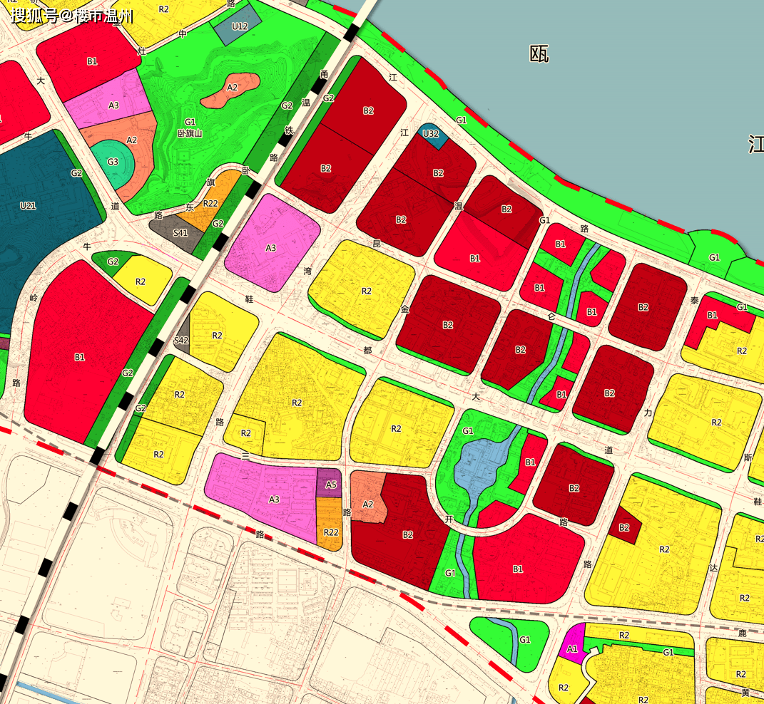 温州市区重点板块最新规划出炉!公共服务中心,cbd,名校,江景房.