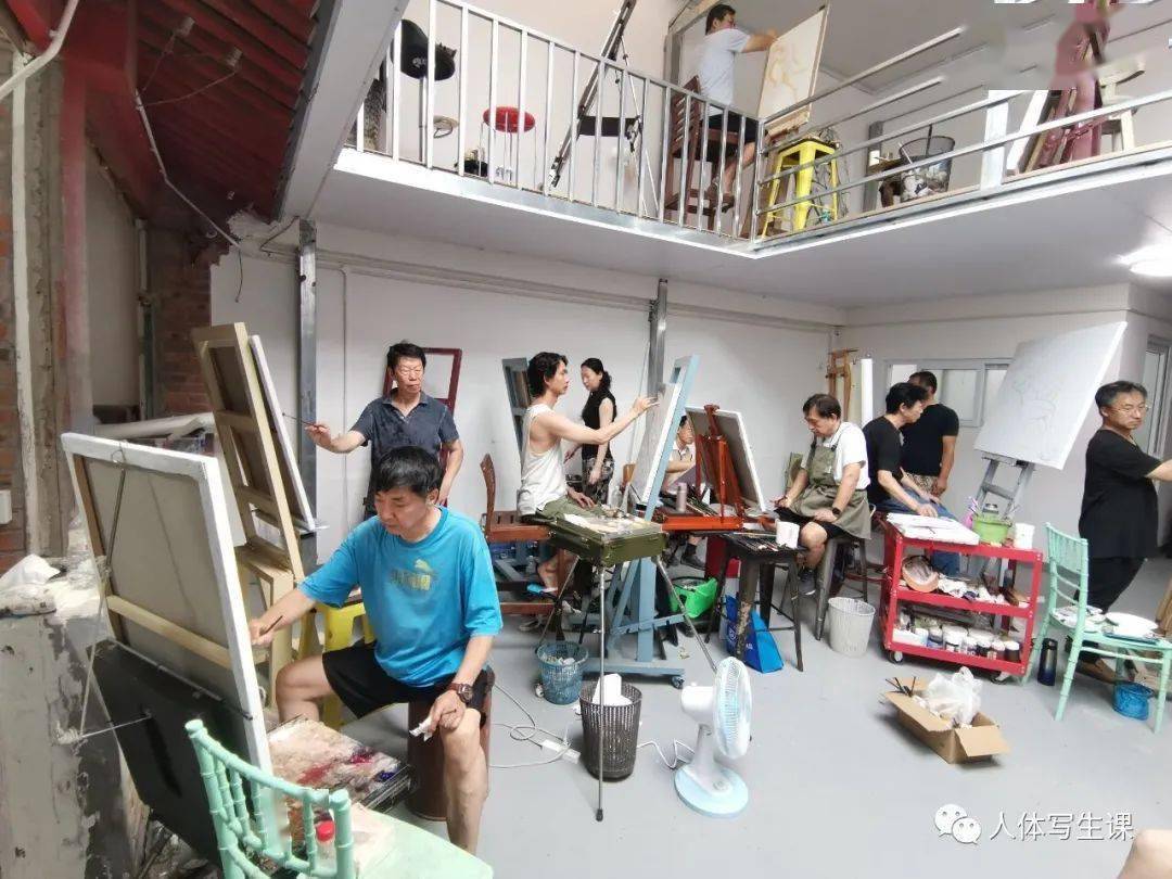 【写生】四合画院2022北京年暑假人体写生交流班写生回顾_靳超_王昕利