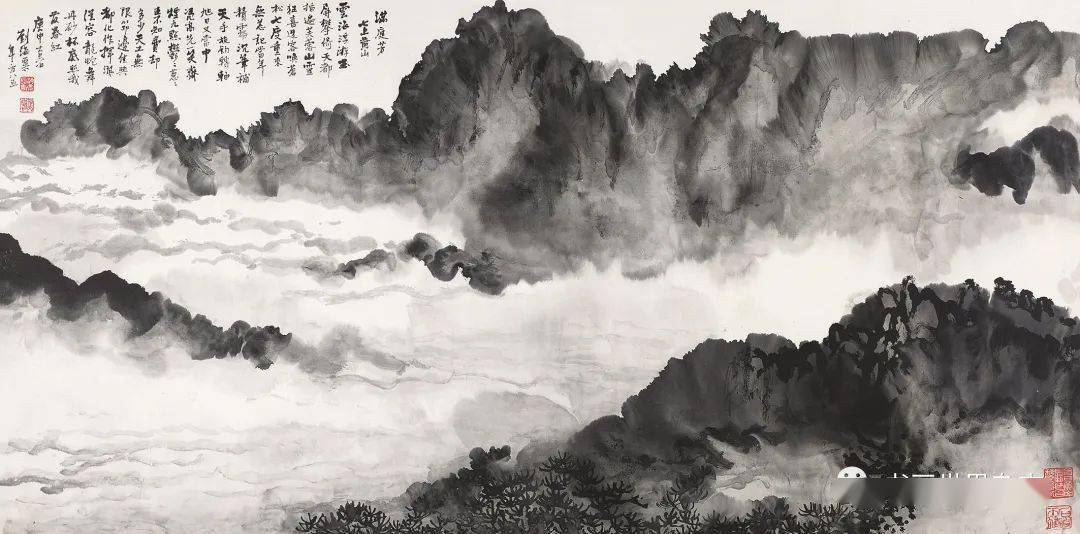 书画世界】沧海一粟艺坛潮头——中国美术馆藏刘海粟中国画作品赏析_搜狐网