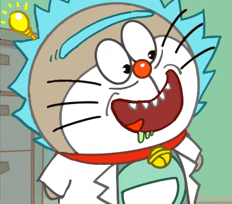 送100个背手看着你的机器猫是不是够了?_幸运_张宸_小中