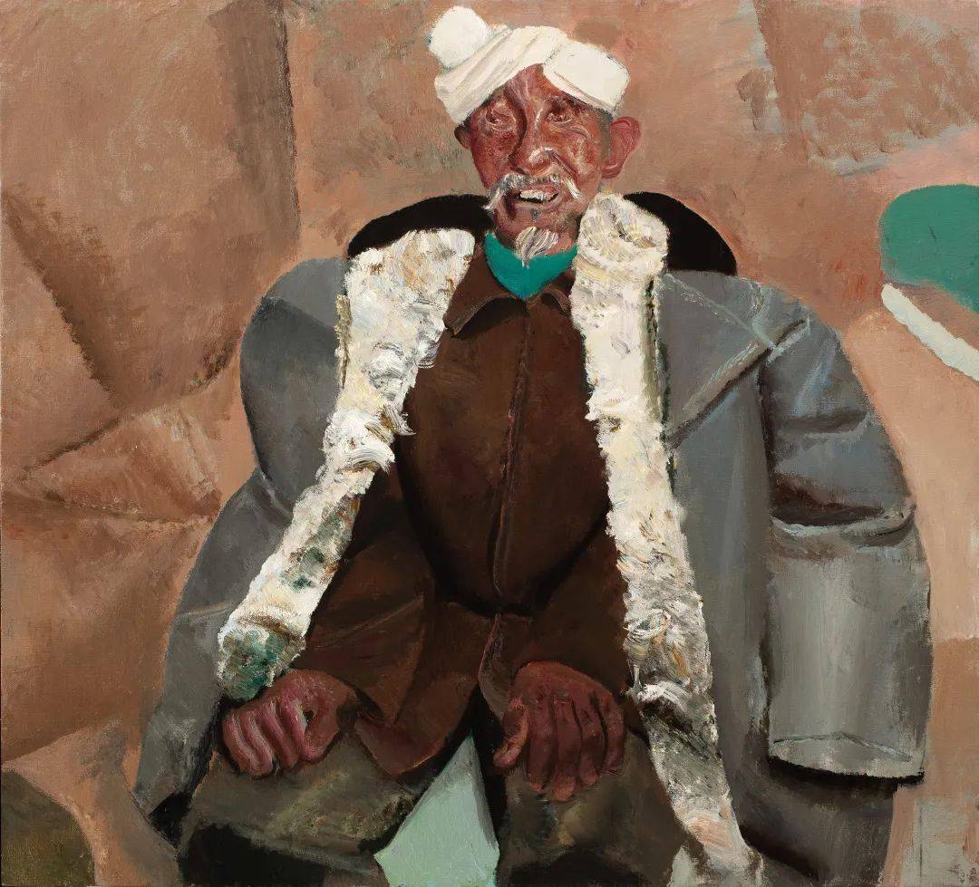 cm布面油画张耕耘《青稞熟了》170×180cm布面油画游祥龙《她系列五