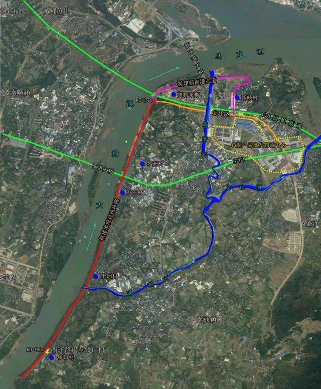 包括罗洲南路,盛洲路,西环路等路网相互串联,打通南通交通的"任督二脉