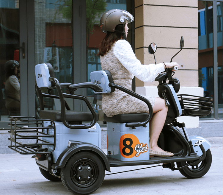 5款亲子电动三轮车来了,适合老年人骑,可以接娃用,续航100公里