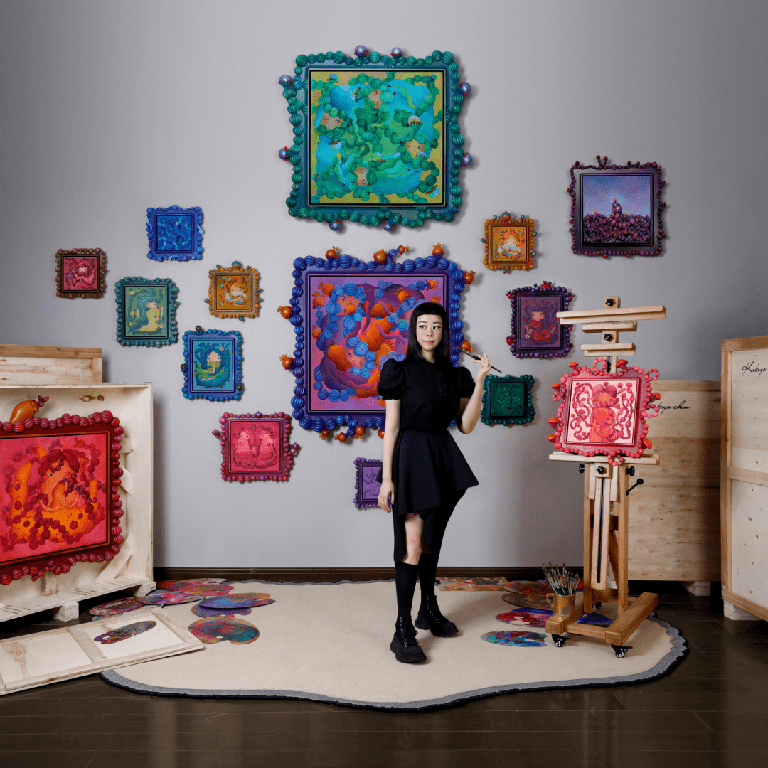 《织间》个展登陆上海昊美术馆,新锐艺术家陈莉:打造充满91命90的