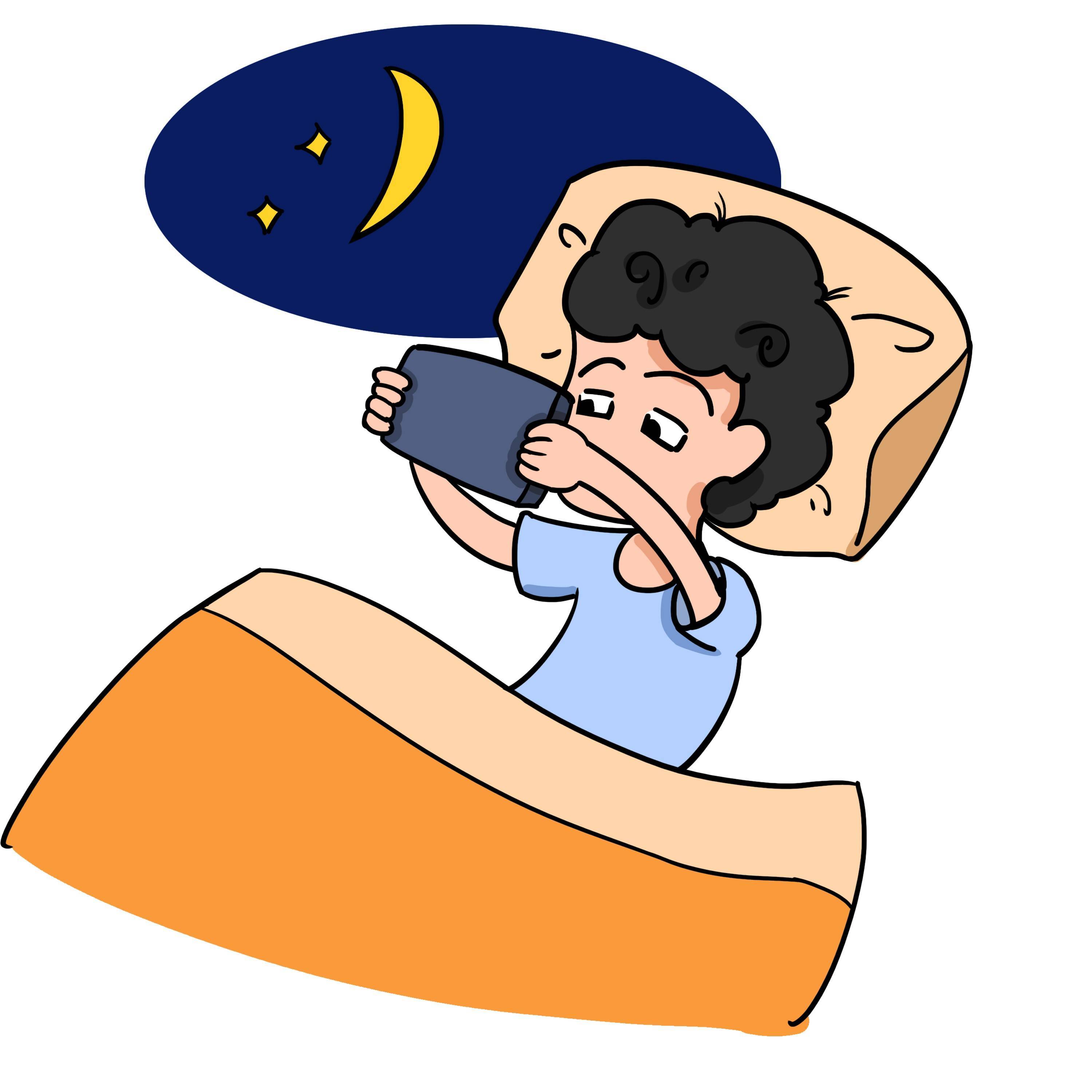 今日水素轻生活:关灯玩手机当心眼部疾病