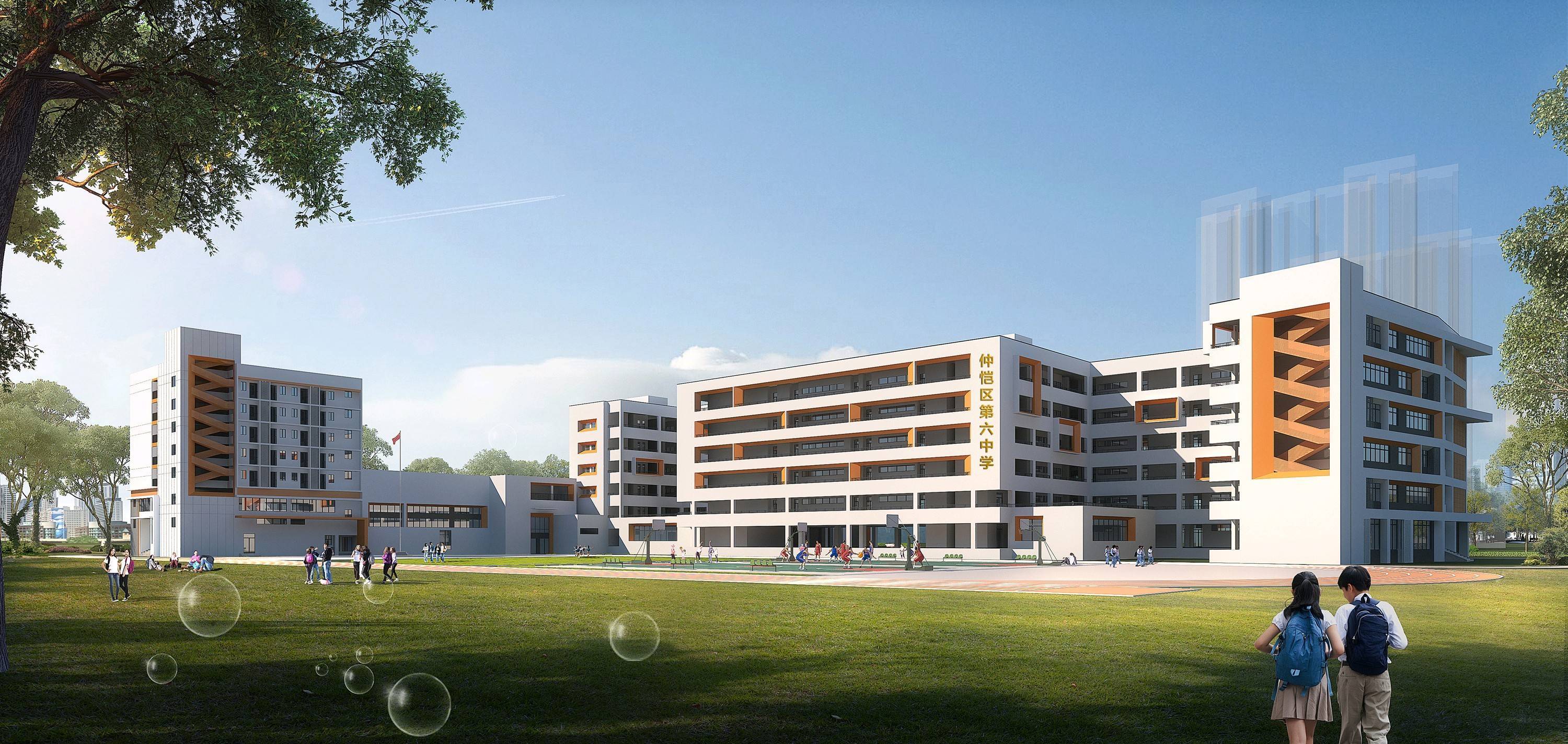 仲恺高新区第六中学位于惠环街道,是一所全新公办初级中学,今年秋季