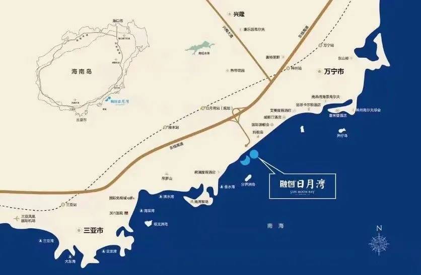 海南日月湾在哪里图片