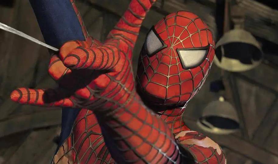 电影《蜘蛛侠》，在原版里，蜘蛛侠最强大的护盾就是面具