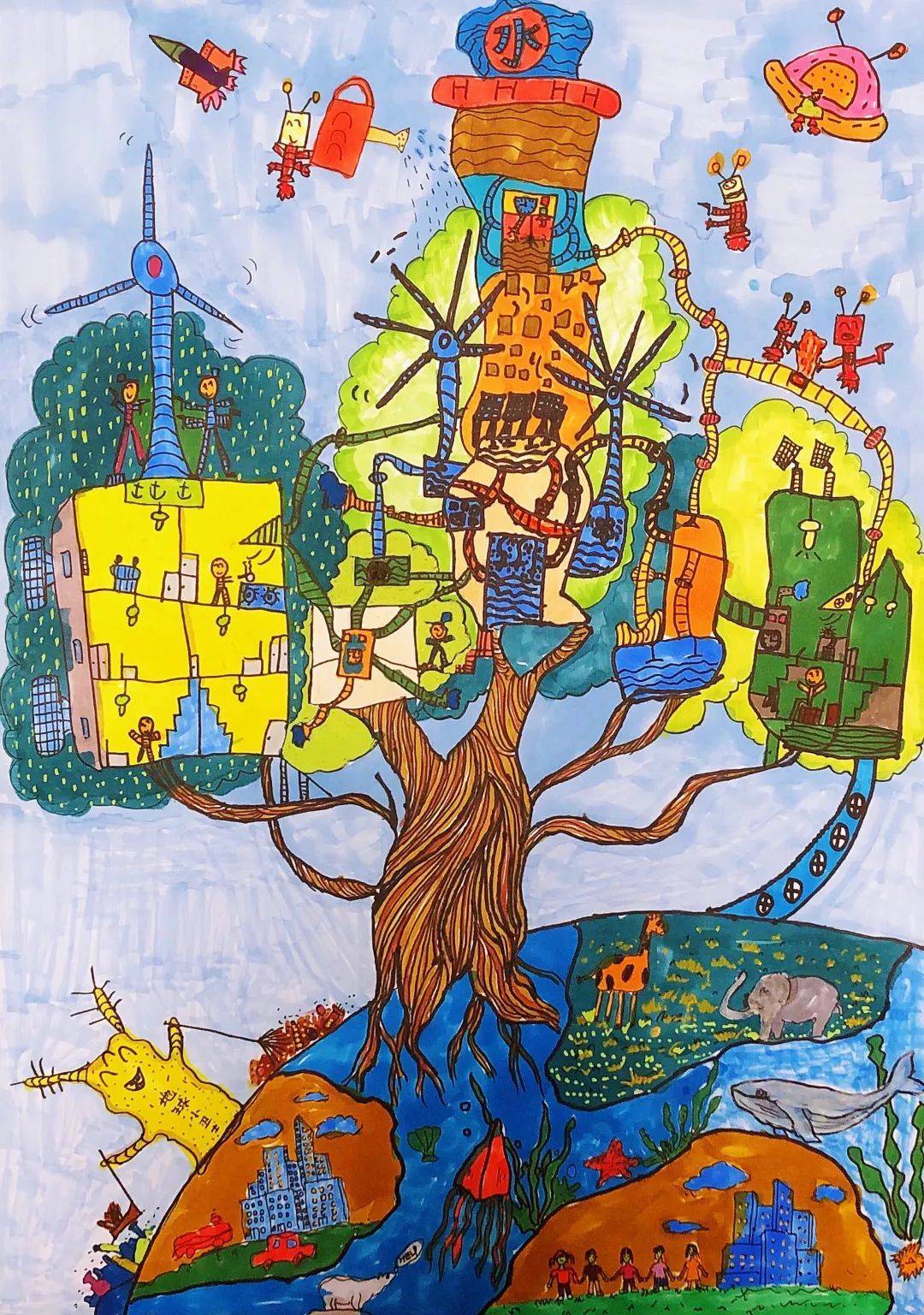 作品赏析丨iyac"学院杯"国际青少年儿童美术大赛 线上作品展(第二期)