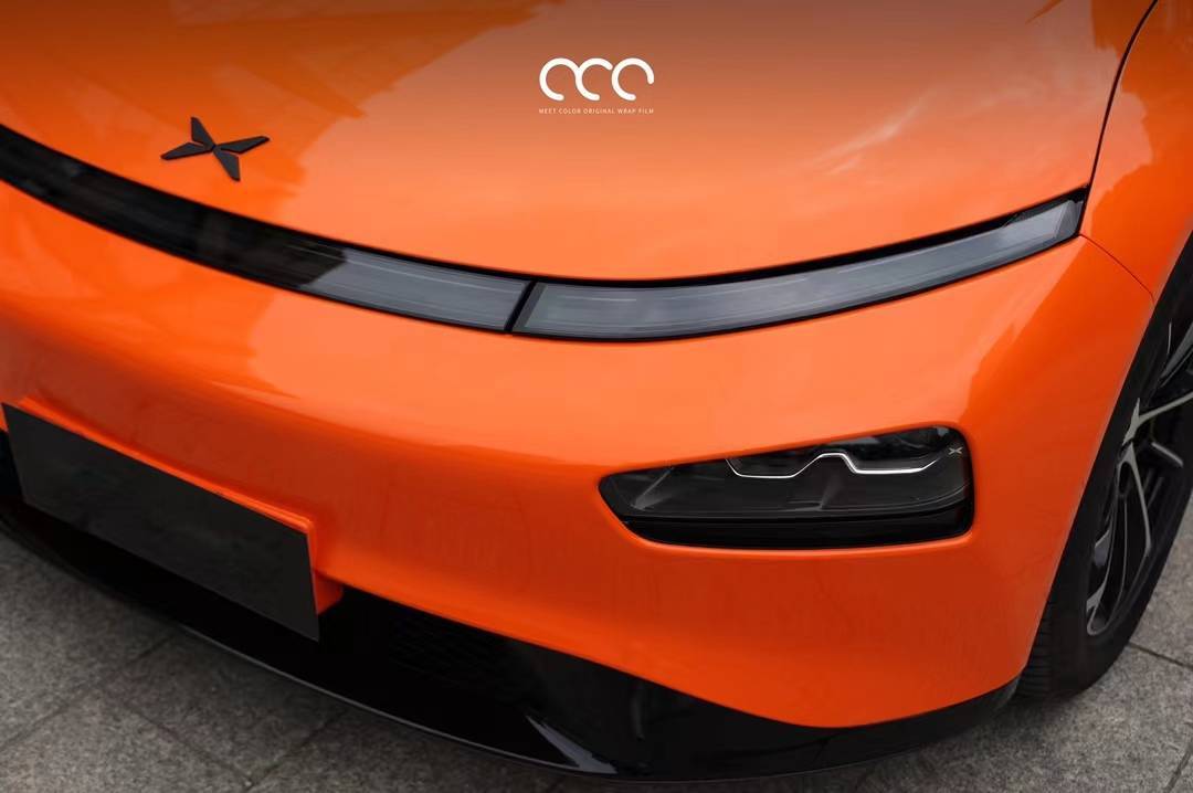 小鹏p7漫彩改色膜亮橙,绚丽多彩的橙色_全国_橙色