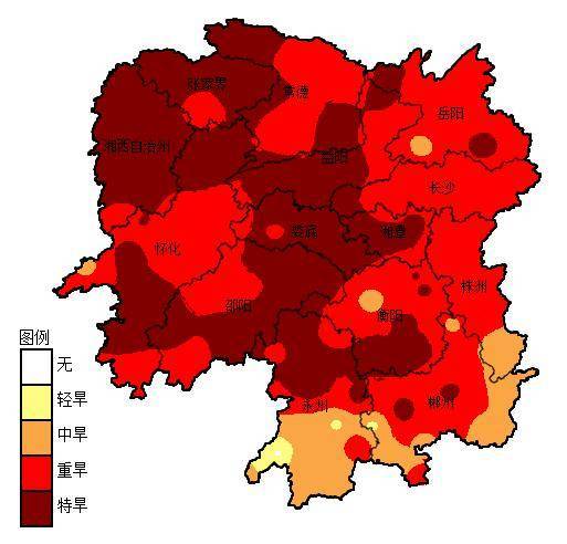 未来一周湘北湘中基本无有效降雨,气象干旱加重_多云_县市区_全省
