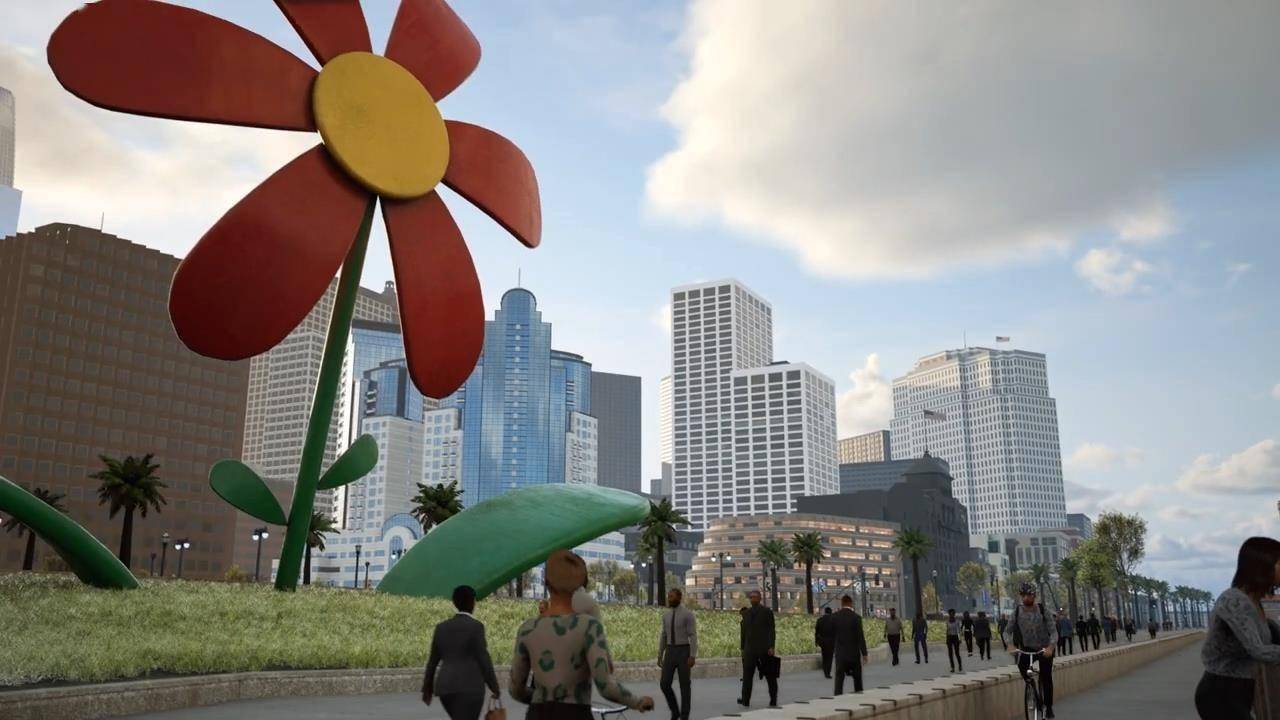 粉丝用虚幻5打造gta风格旧金山视频 gta6也这样?