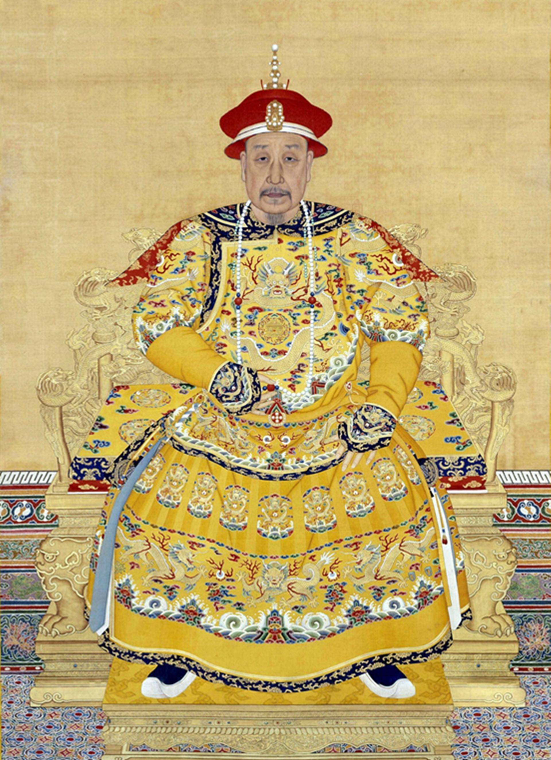 留下了乾隆的真实样貌,和电视剧上完全不一样_郎世宁_中国_画像