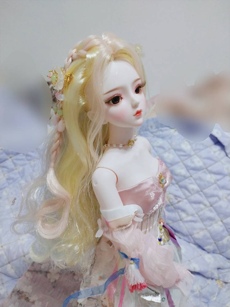 德必胜60厘米的经典款娃娃《桃花夭夭》颜值真耐看_系列_美得_流逝