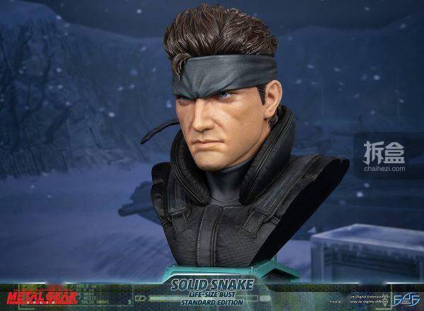 first 4 figures 合金装备 snake 斯内克 12寸 22寸胸像_产品_cm_比例