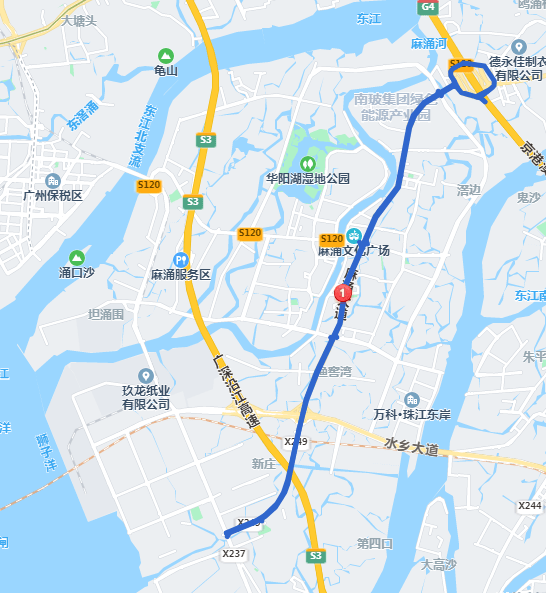 東莞嚴管路 7!車輛違停即拍!_麻涌_大道_路段