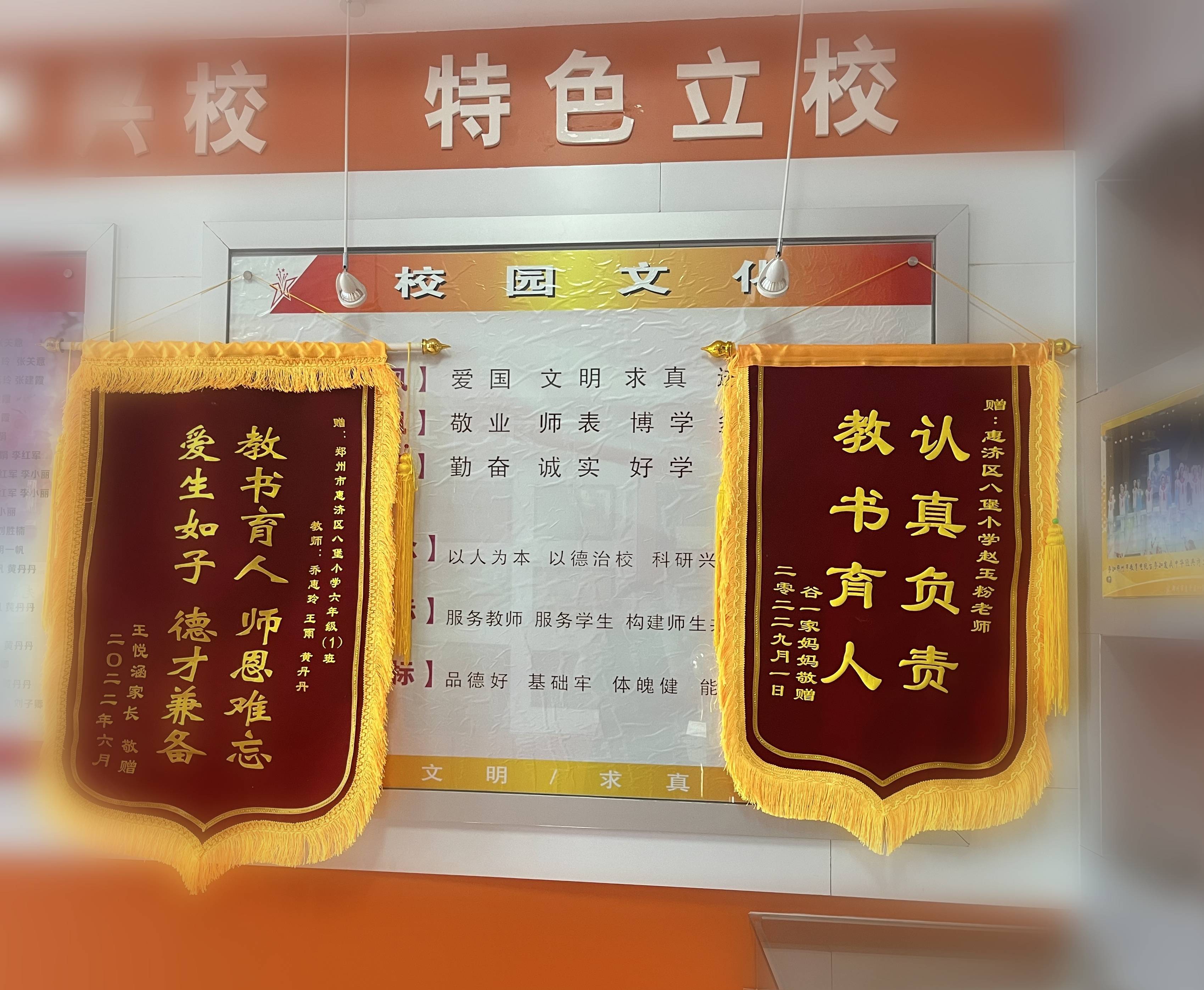 党员树榜样 倾情育桃李_锦旗_教育_家长