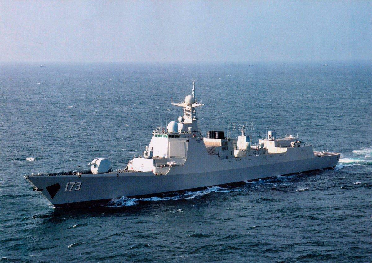 原创中国海军进入新一轮批量生产阶段052d型驱逐舰构成绝对中坚力量