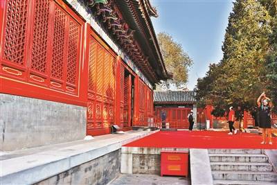 万寿寺修缮重张_包括_建筑_北京