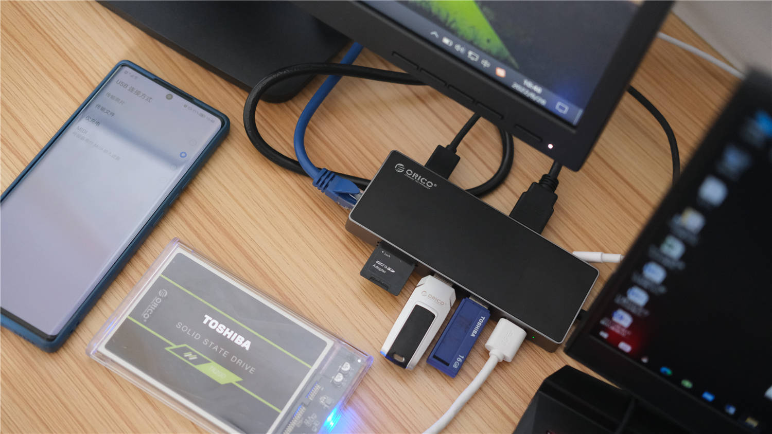 ORICODM-12P拓展坞，多屏扩展，办公效率翻倍！