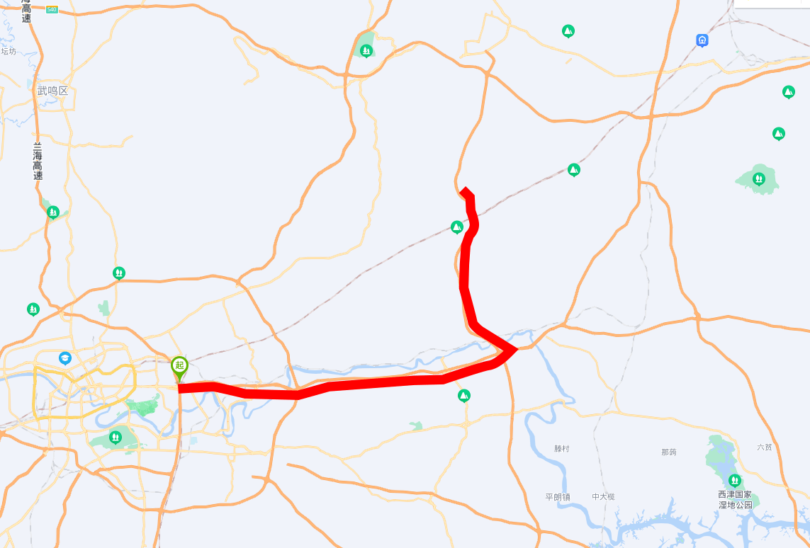 南宁二环高速公路地图图片