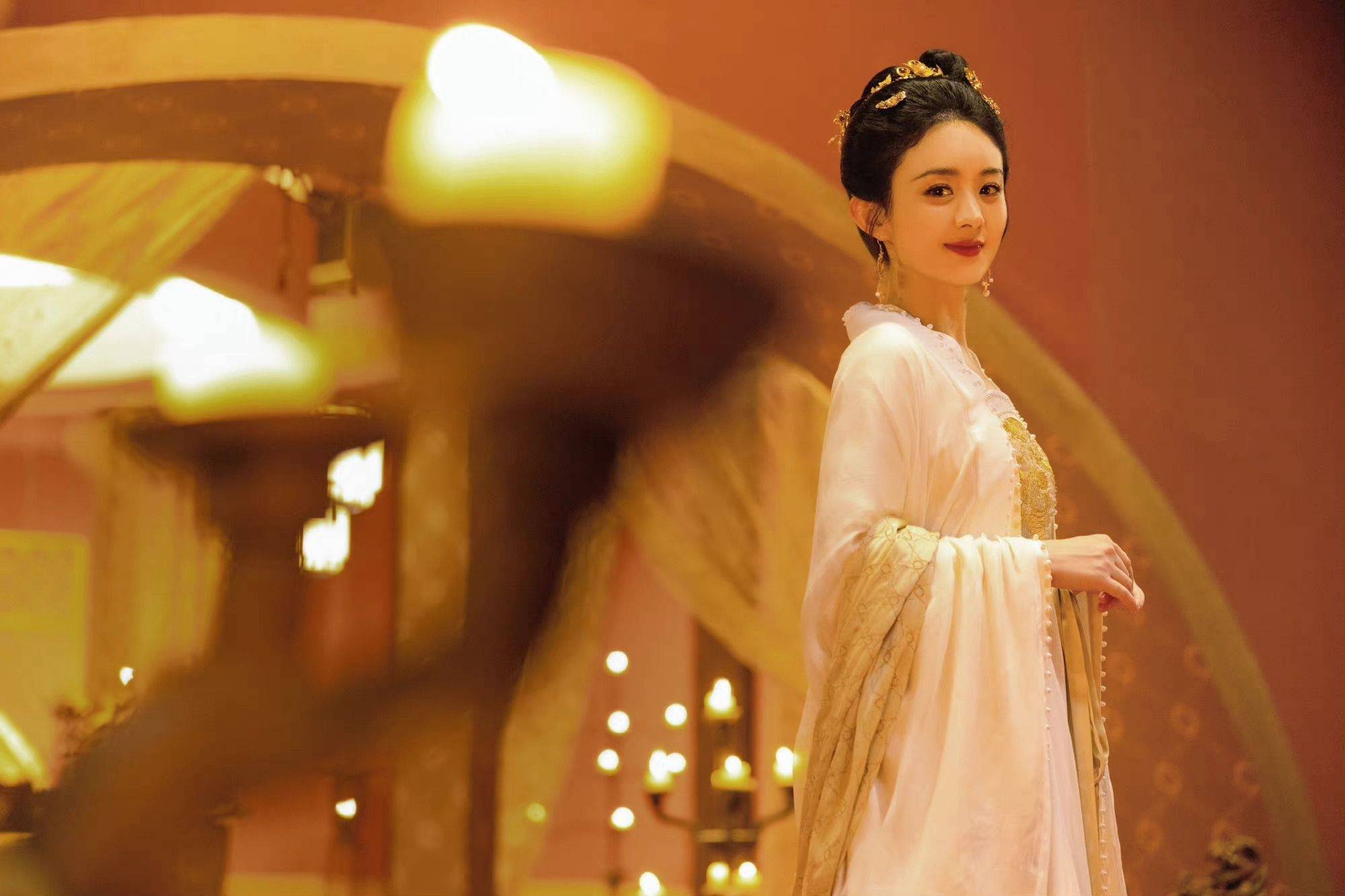 赵丽颖古装白色汉服优雅写真_赵丽颖_古装_写真