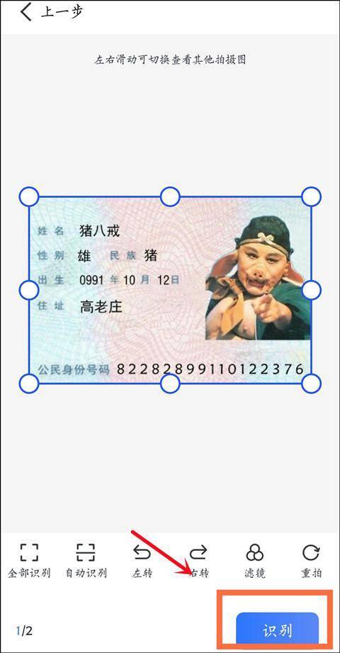 身份证样式图片