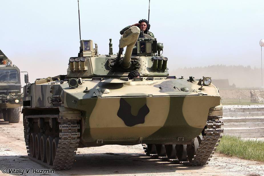 bmd-4m突击车投入前线,火力猛机动性强_方面_空降战车_mm