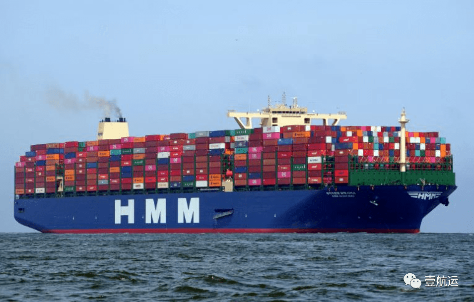 截至2021年7月份,仅仅一年半的时间,hmm就接收20艘新建超大型集装箱船