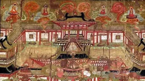 营造视野:美轮美奂,古画中的唐代建筑!_壁画_宫阙_城楼