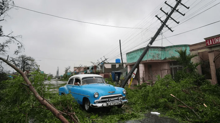 飓风“伊恩”登陆 古巴全境停电