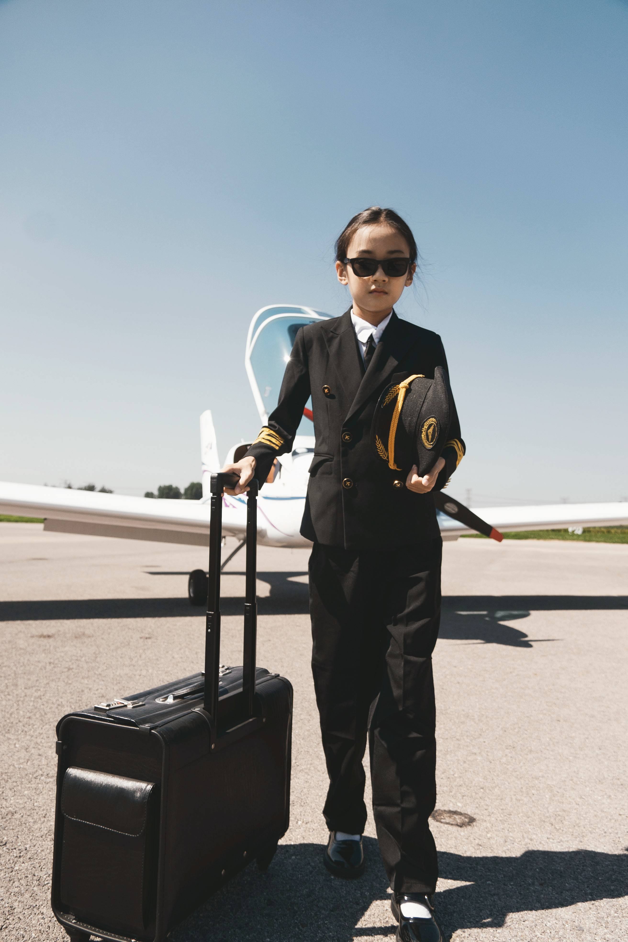 钜星国际小艺人王艺乔"冲上云霄" 踏上别样旅程_女孩子_飞行_发展
