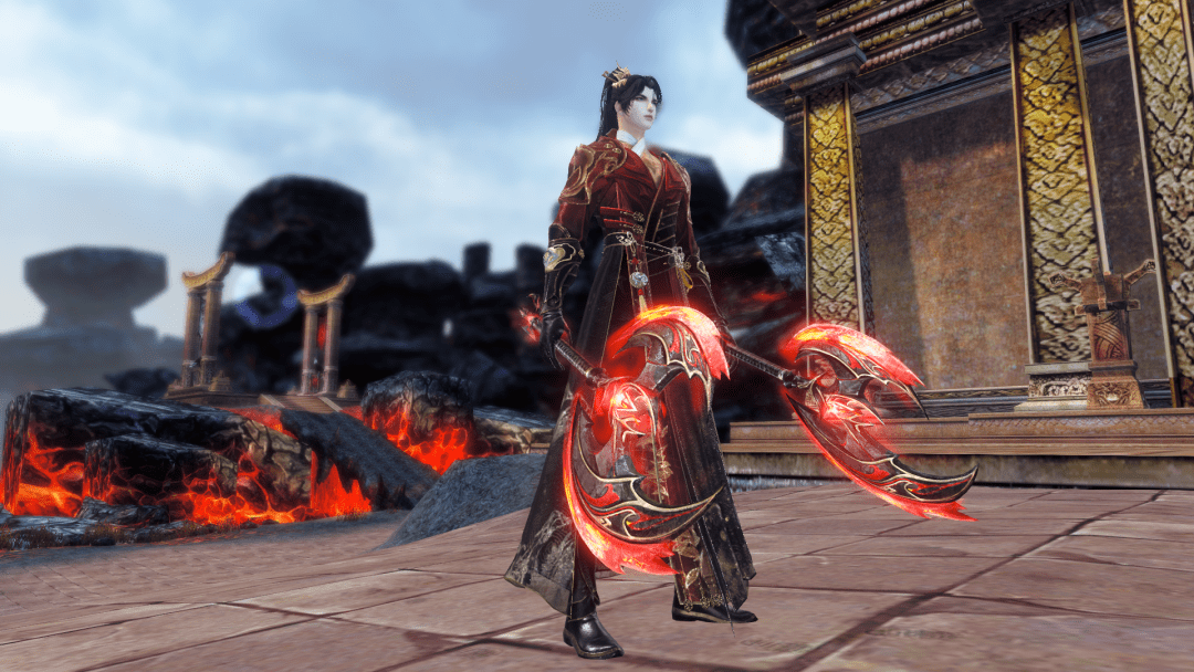 兼具霸气与华丽,全新武魂以赤虹贯月之姿惊艳大荒!_流动_红光_末端