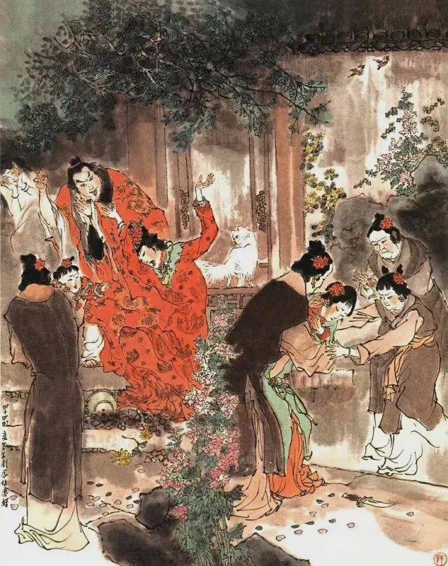 经典插图——国画家戴敦邦的《红楼梦》_作品_先生_人物