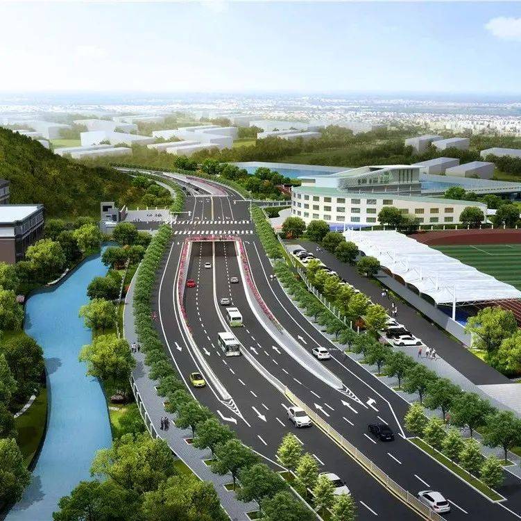 【城建】双向四车道!福州高新区又一城市次干道通车!_府南_师生_通道