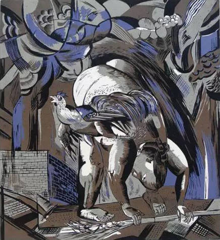 季世成版画作品_绝版_套色_全国