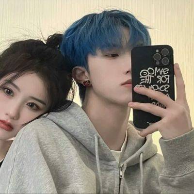 情侣头像女生仙气十足男生帅气,真的很开心生活有你