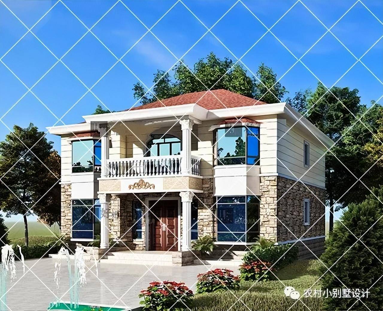 精选30套二层农村别墅 二层别墅设计,外观效果品质感十足!