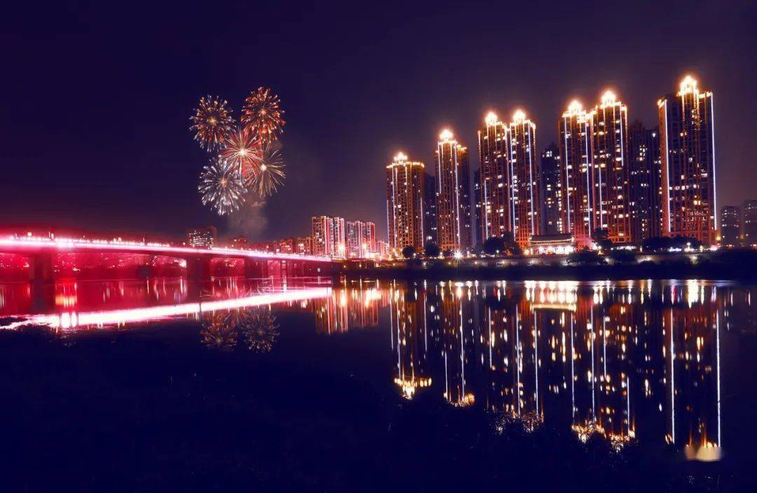 连江夜景图片