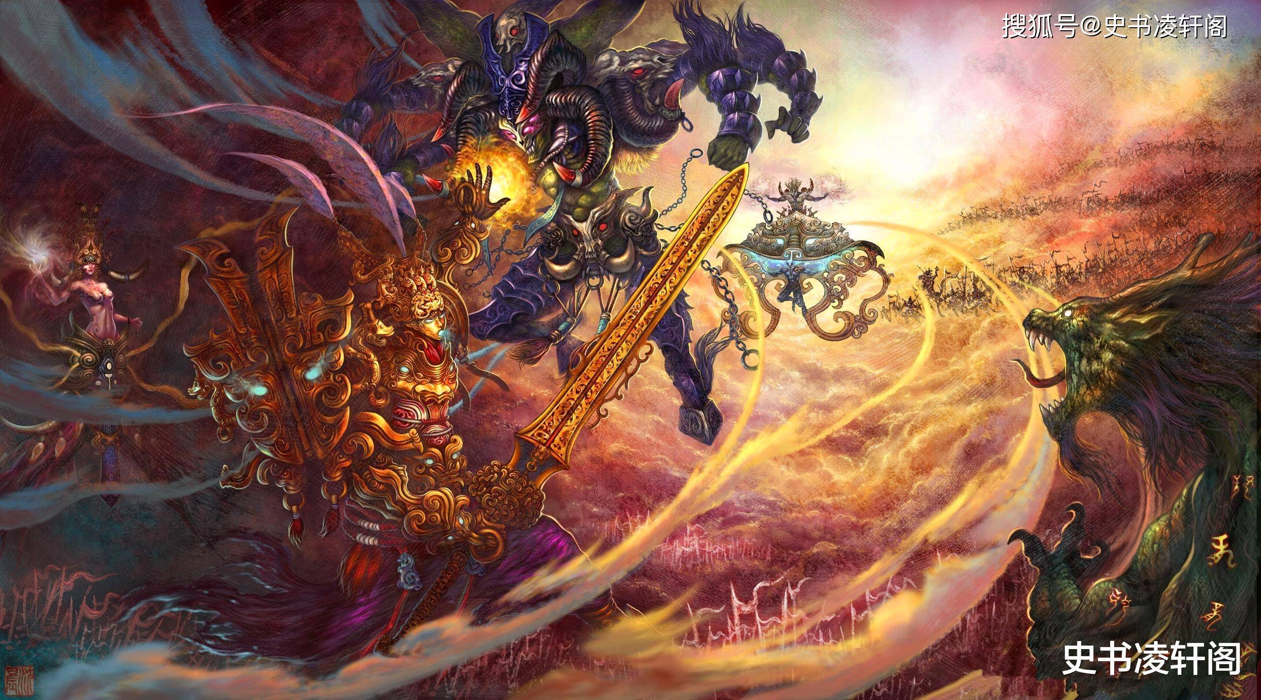 古代神话中的十大妖帅,第十为孙悟空原型,第一可以单挑鸿钧老祖_白泽