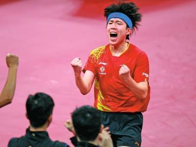 中国男团3∶2力克日本队晋级决赛