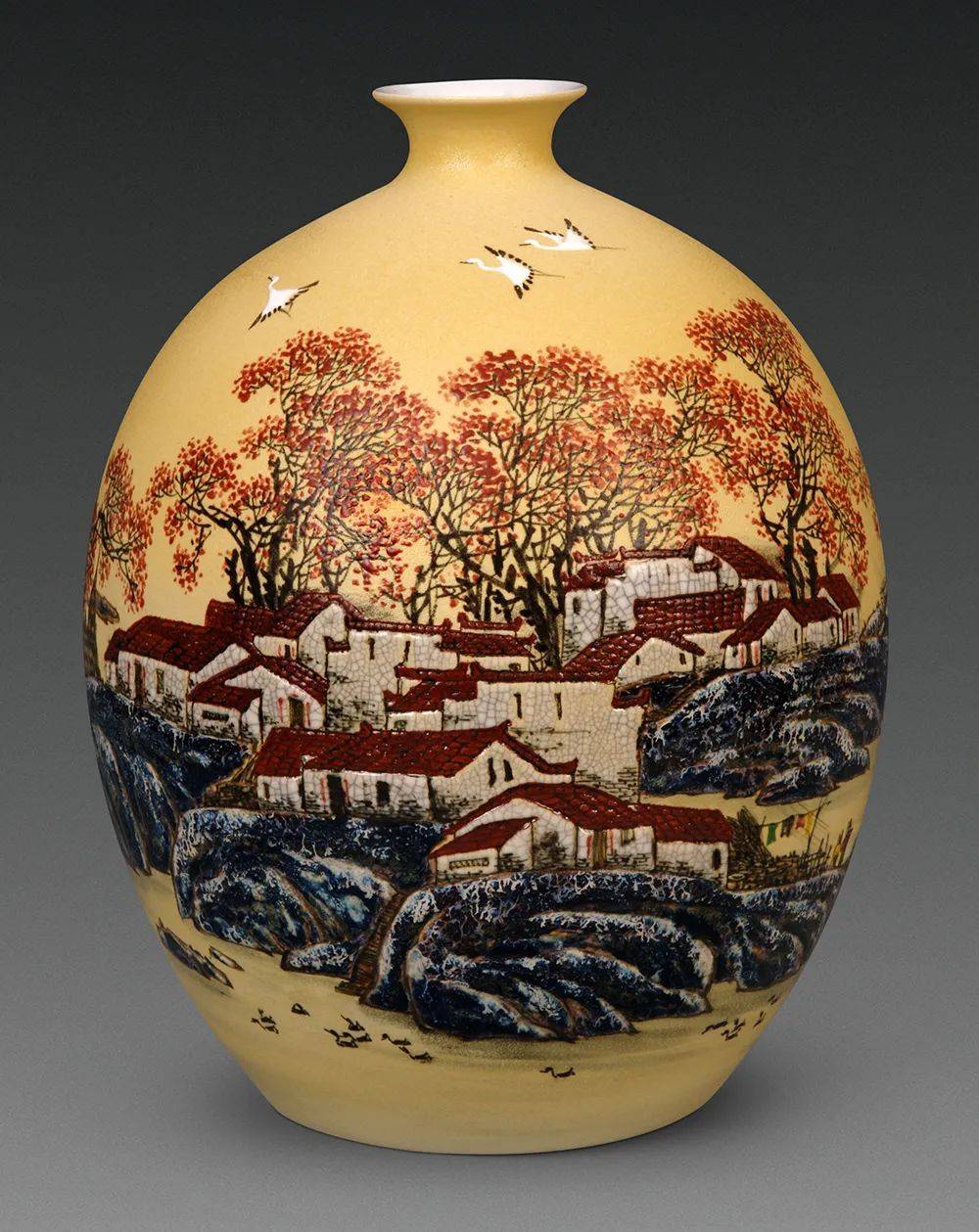 《瓷无止境》中国当代陶瓷艺术大展——宁勤征_高温_颜色_山水