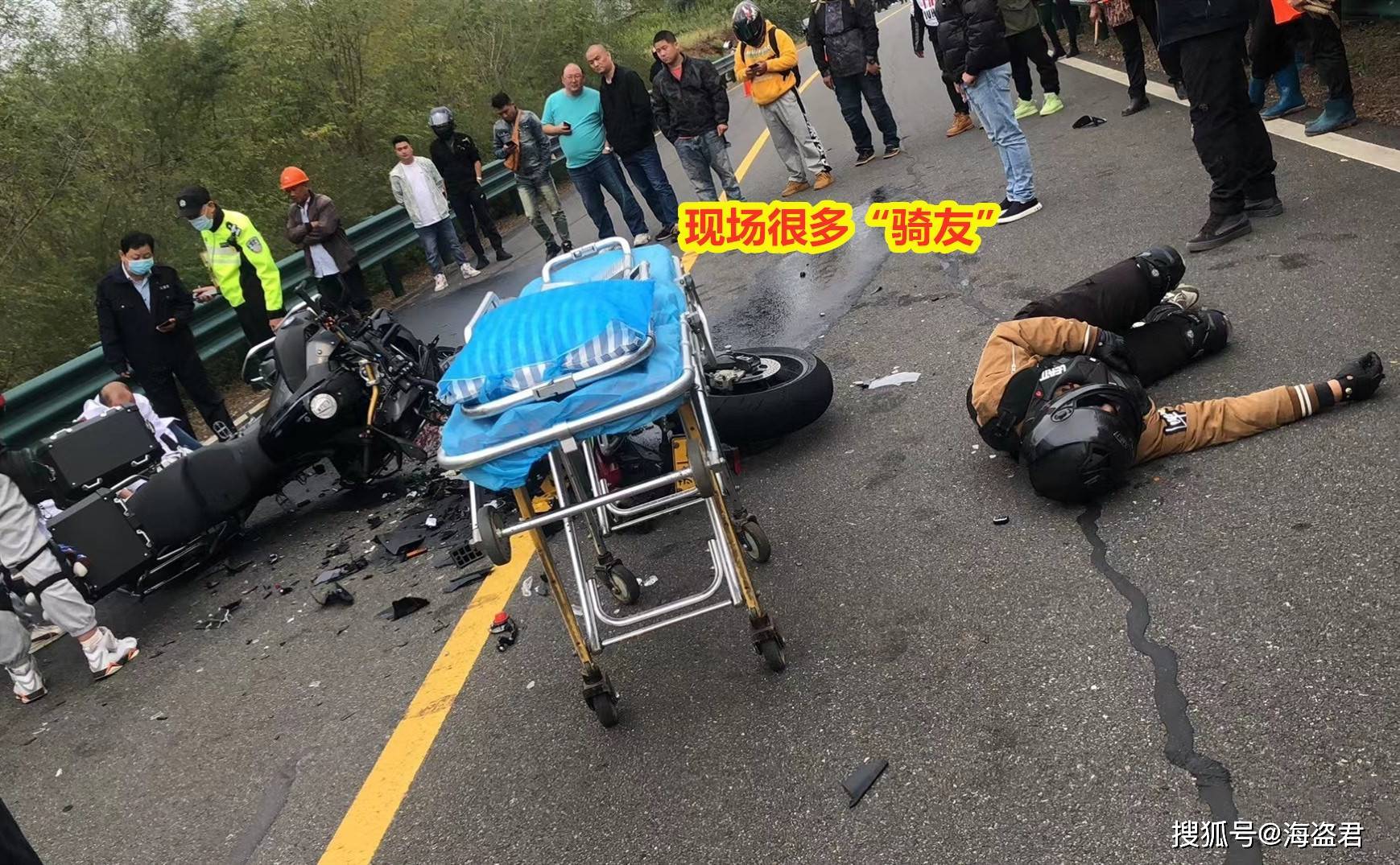 网红女骑手疑逆行撞车身亡:穿黑丝带粉丝压弯,龙6车主生死未卜